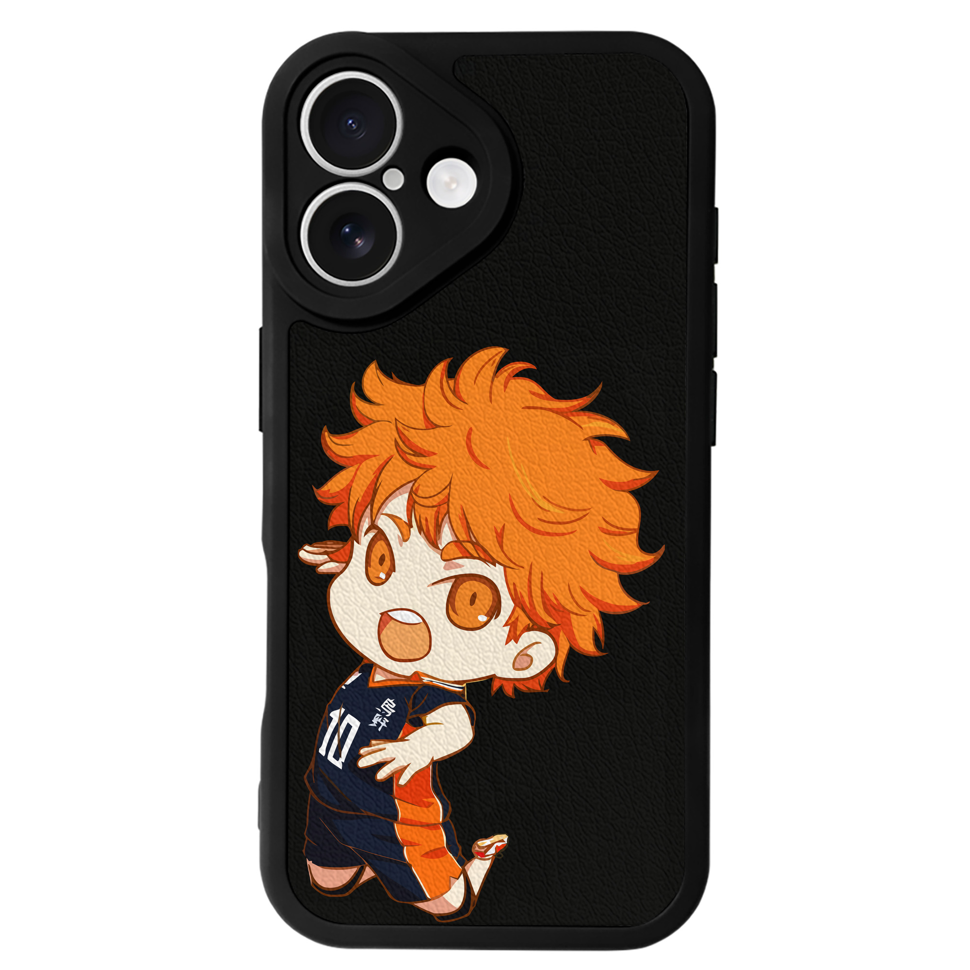 （画像用） ハイキュー!! Haikyu!! 【iPhone 16シリーズ対応】シリコンスマホケース（レザー調） 材質：シリコン